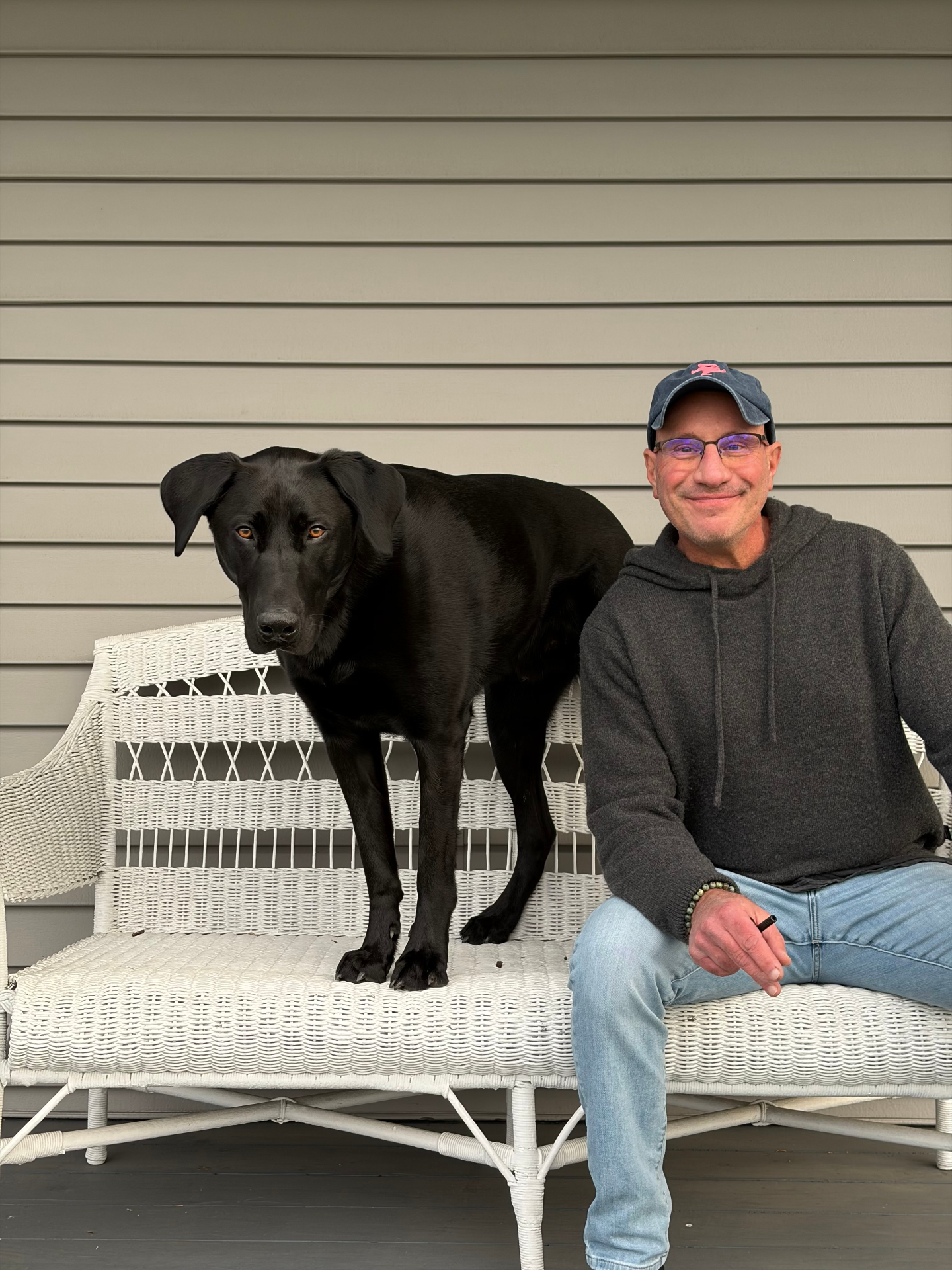 Paul with his dog